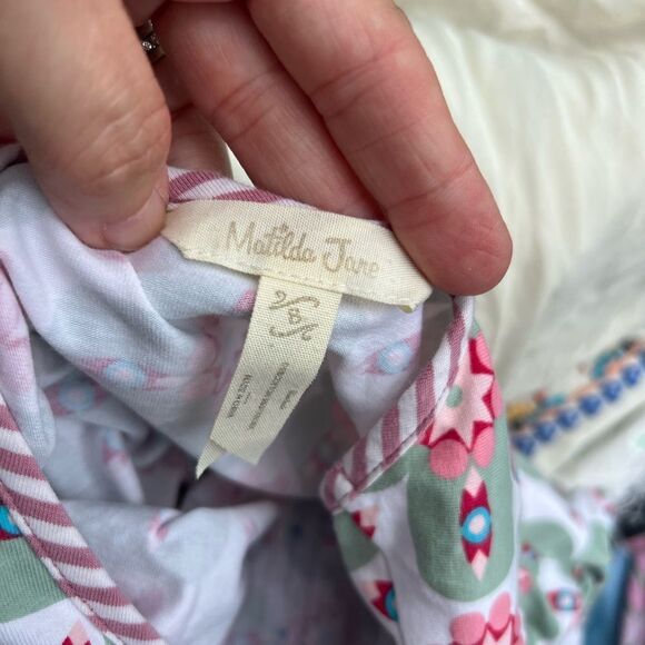 Matilda Jane Life Is A Beach Top Girls Happy and Free Shirt Size 8 preppy boho - Picture 5 of 5